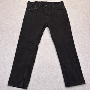 Levi's 559 Jeans Men's 36x30 Black Relaxed Straight Denim Stretch Fits 35x28